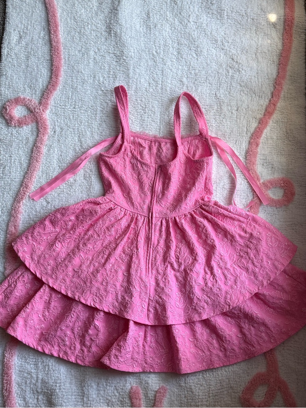 Pink floral mini dress from Francesca’s